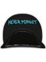 Black Label Never Snapback Hat