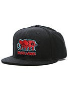 Black Label Never Snapback Hat