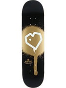 Blueprint Spray Heart Blk/Gld Deck 8.25x32.25