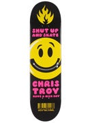 Black Label Troy Shut Up Deck  8.25 x 32.125
