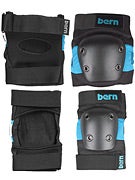 Bern Junior Pad Set Blue on Black