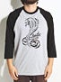 Bohnam Striker 3/4 Sleeve Baseball T-Shirt