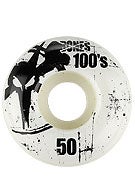 Bones 100's #6 Wheels  White