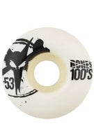 Bones 100's #8 Wheels White