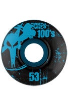 Bones 100's Blue Wheels