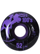 Bones 100's Purple Wheels