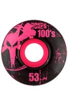 Bones 100's Pink Wheels