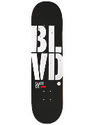 BLVD Stacked Black Deck  8.125 x 31.6