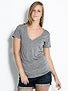 Brixton Girl's Alter V-Neck T-Shirt