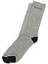 Brixton Hurst Socks Heather Grey
