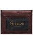 Brixton Otis Card Wallet Brown