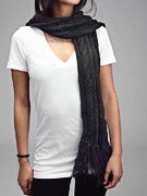 Brixton Girl's Skye Hood/Scarf Gray