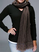 Brixton Girl's Skye Hood/Scarf Taupe