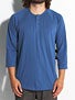 Brixton Versa 3/4 Sleeve Henley Shirt