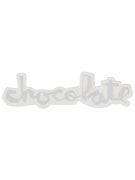 Chocolate Chunk Large Decal Sticker WHITE