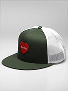 Chocolate Heart Mesh Trucker Hat