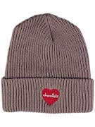 Chocolate Heart Fold Beanie