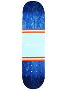 Chocolate Johnson Team Stripe Deck  8.125x31.3