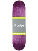 Chocolate Perez Team Stripe Deck  8.125x32