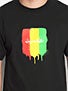 Chocolate Rasta Square T-Shirt
