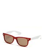 Chocolate Chunk Sunglasses Red/White