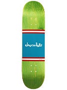 Chocolate Alvarez Team Stripe Deck  8.25x32