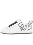 DC Court Graffik Shoes White/Black/White