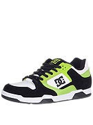 DC Flawless Shoes Black/White/Soft Lime