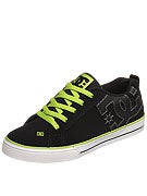 DC Kids Court Vulc Shoes  Black/Soft Lime