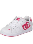 DC Kids Net Shoes White/Crazy Pink