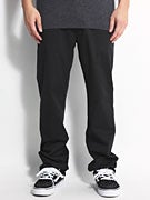 DC Straight Worker Pants  Black