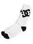 DC Ya Brah Socks White 9-11