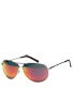 Dot Dash Buford Silver w/ Red Chrome Lens