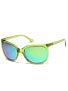 Dot Dash Double Daffy Lime Trans/Green Chrome Lens