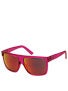 Dot Dash Shabazz Pink Translucent/Red Chrome Lens