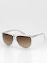 Dot Dash Slow Jam White w/Gradient Lens