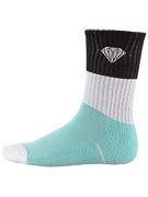 Diamond Hi Big Stripe Emblem Crew Socks 3 Pack