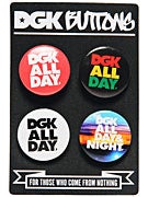DGK Button 4-Pack  All Day