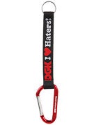 DGK Haters Carabiner Keychain  Black