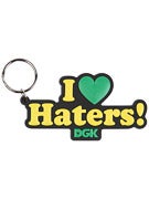 DGK Haters Keychain  Black/Green/Yellow