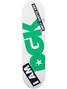DGK I Am DGK White & Green Deck  8.1 x 32