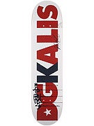DGK Kalis White Deck  7.8 x 31.06