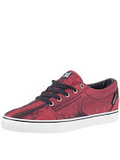 Dekline Belmont Shoes  Red Bleach/White