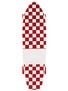Duster's Mighty Cruiser White/Red Checks 7 x 25