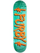 Deathwish Furby Gang Name Teal/Org Deck  8.125 x 31.5