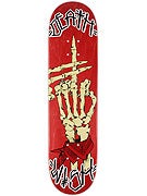 Deathwish Gang Fingers Red Deck  7.75 x 31.5