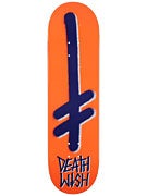 Deathwish Gang Logo Orange/Navy Deck 8.625 x 32.5
