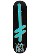 Deathwish Gang Logo Black/Seafoam Deck  8.5 x 32.25
