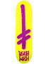 Deathwish Gang Logo Yellow/Purple Deck 8.3875 x 32.5