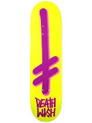 Deathwish Gang Logo Yellow/Purple Deck 8.3875 x 32.5
